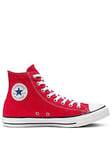 Converse Chuck Taylor All Star Hi - Red , Red/White, Size 9, Men