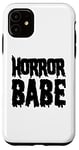 Coque pour iPhone 11 Fan de film d'horreur - Horror Babe