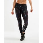 "Women's Print Mid-Rise Compression Tights"