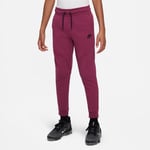 Nike Sweatpants Nsw Tech Fleece - Bordeaux/svart Barn kids CU9213-653