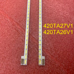 Bande rétroéclairage LED Nipseyteko TV 42 pouces, 2 pièces, x 64, 530mm, E206580, LB42016, v3-01, 74.42P06