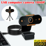 HD Gaming Webcam 1080P with Microphone USB 2.0 60 fps PC Streaming Web Camera