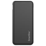 Smartline Powerbank 10000 mAh USB-A + USB-C PD, svart