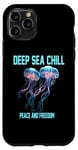 Coque pour iPhone 11 Pro Deep Sea Chill Peace and Freedom Quallen Motiv