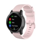 New Watch Straps For Garmin Vivoactive 4 22mm Silicone Strap(White) (Color : Pink)