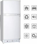 SMAD 275L LP Gas Fridge Top Freezer Refrigerator Larder Propane Grocery Caravan
