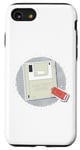 Coque pour iPhone SE (2020) / 7 / 8 Une disquette qui contient une clé USB