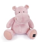 Histoire d'Ours - Peluche Géante Hippopotame - Hip'Blue - 85 Cm - Très Grande Peluche Douce et Mignonne pour les Calins - Idée Cadeau de Naissance et Anniversaire pour Enfants - L'HIPPO - HO3098