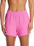 Nike Women's Retro Flow IconTerry 5" Volley Short-Pink, Pink, Size L, Women