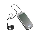 Bluetooth Earphones Single In Ear Headphone Retractable Lavalier Clip on Headset
