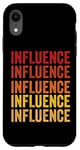 Coque pour iPhone XR Définition de l'influence, influence