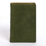 CSB Giant Print Bible, Holman Handcrafted Collection, Marbled Olive Premium Calfskin