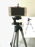 iPhone tripod - fits all iPhones full size tripod and mount, 6, 6C, 6S, 7 etc..