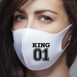 Tvättbar Ansiktsmask, Munskydd - King
