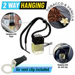 TOBACCO & VANILLA Car Diffuser Air Freshener - Air Vent Clip Included
