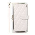Zipper Flip Phone Case Lommebokveske med kredittkortspor Samsung S21 FE