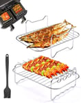 Air Fryer Rack 7Pcs Compatible with Ninja Food Dual Zone Air Fryer AF300UK AF400