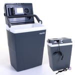 ELECTRIC COOLBOX 22L LARGE PORTABLE CAMPING COOLER FRIDGE TWO SETTING HOT WARMER