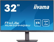 Iiyama XUB3294QSU-B1 31.5" WQHD/75Hz/VA/4ms/HDMI/DP