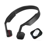 Bone Conduction Wireless Headphones for TV Watching Bluetooth Hearing Assistance Sound Amplifier,Plug & Play,Black