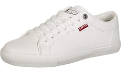 Levi's Women’s Woods W Trainers,White Shoes 50,6 UK