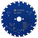 Bosch Accessories 2608644011 EXWOH 24 Tooth Top Precision Circular Saw Blade, 0 V, Blue