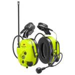 3M Peltor LiteCom Plus 7100229277 Høreværn med hjelmbeslag og radio, 16 kanaler