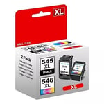 ⭐️✅REPLACEMENT CANON 545 546 INK CARTRIDGES PG-545XL CL-546XL FOR TS3355 MG3050✅