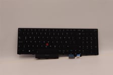 Lenovo ThinkPad T15g 2 P15 2 Keyboard Icelandic Black Backlit 5N21B44343