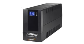 Onduleur HERO Touch LCD 1000 VA - Infosec - Alimentation sans interruption, PC, écrans, 4 prises informatiques IEC, 1000VA/480W