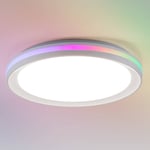 Leuchten Direkt Ribbon-LED-kattovalaisin, CCT, RGB