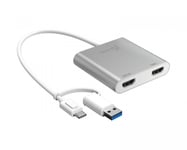 j5create USB-C till Dual HDMI Multi-Monitor Adapter