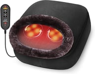 2-In-1 Shiatsu Foot and Back Massager with Heat - Kneading Feet Massager Machine