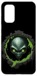 Galaxy S20 Vintage Alien Face Funny Outer Space UFO Product Case