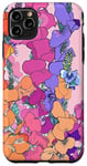 Coque pour iPhone 11 Pro Max Modèle : Art original à motifs floraux de fleurs de mufliers