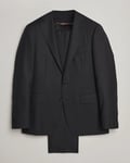 Canali Capri Super 130s Wool Suit Black