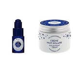 Polåar - Lot de Crème et Sérum - Elixir Sérum Revitalisant Nuit Polaire aux Algues Boréales 15 ml & Crème Visage Revitalisante Nuit Polaire aux Algues Boréales 50ml - Cruelty Free, Made in France 