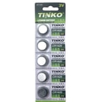 CR1620 Batteries x 5 3V Button Cell Lithium Battery Tinko Extra Long Life DL1620, ECR1620, BR1620