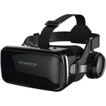 CASQUE DE REALITE VIRTUELLE VR Casque de Réalité Virtuelle, Lunettes 3D Jeux Vidéo Lunettes pour 4.7"6.6" iPhone Samsung Moto Andr