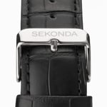 Sekonda Gent's Sports Multi Dial Watch Black Leather Strap Watch 1917 RRP £99.99