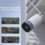 Mibao CCTV Security Camera Outdoor, 1080P Wi-Fi Security Camera, IP66 Waterproof