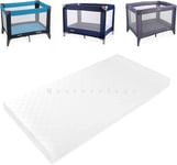 Thick Travel Cot Baby Mattress to Fits Joie kubbie 90cm x 50cm x 7cm Breathable