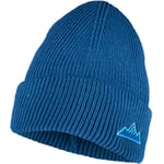Buff Kids Knitted Warm Winter Beanie Hat - Azure Blue