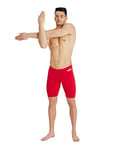 Arena Homme Mens Team Swim Solid Jammer, Red-white, 46 EU