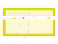 Kupongbok Mayland Nr.4, 70 X 130 Mm, Gul, 200 Ark