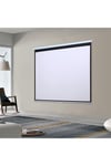 92" Manual Wall/Ceiling Mounted Projector Screen