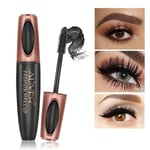 Black 3D Silk Fiber False Lash Mascara Waterproof Eyelash Extension Volume