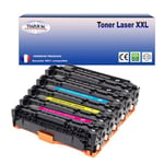 5 Toners compatibles avec HP LaserJet Pro CM1415, CM1415fn remplace HP CE320 CE321A CE322A CE323A - T3AZUR