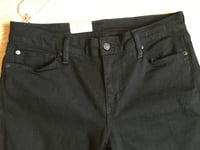 BRAND NEW Ralph Lauren Women's Black Reiser Crop Skinny Jean. Size 31" W