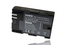 vhbw batterie compatible avec Canon EOS 7D Mark II, 5DS, 5DS R, 6D, 5D Mark III appareil photo APRN (2000mAh, 7,2V, Li-Ion) avec puce d'information
